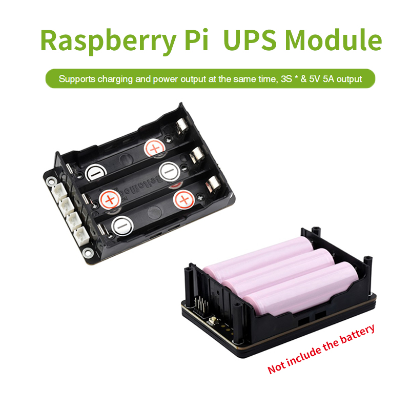 Raspberry Pi Uninterrupted Power Supply Ups 18650 - Raspberry Pi 5 UPS HAT Supporto