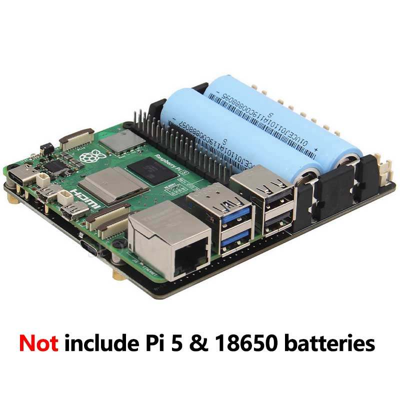 Raspberry Pi Uninterrupted Power Supply Ups 18650 - Scheda di espansione per la gestione